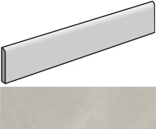610130005306 Плинтус Continuum Silver Battiscopa 7.2x60