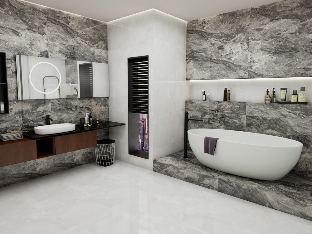 G126109S На пол Chengdu Silver Glitter 60x120 - фото 9