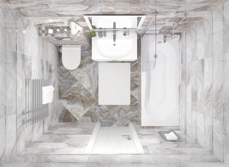 На стену Goldy Серый 75x25 - фото 5