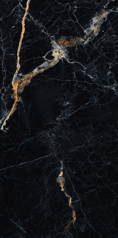 961  На пол Marble 5.5mm Czar Black 120x60 - фото 3