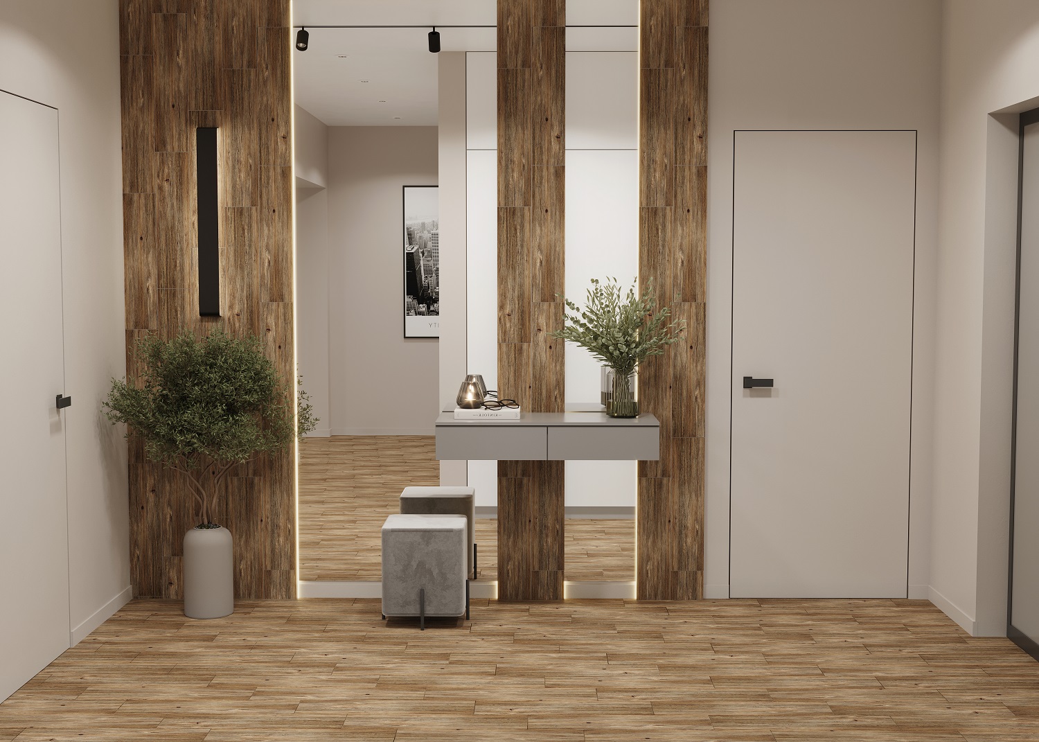 На пол Шервуд Коричневый 594x147 - фото 6