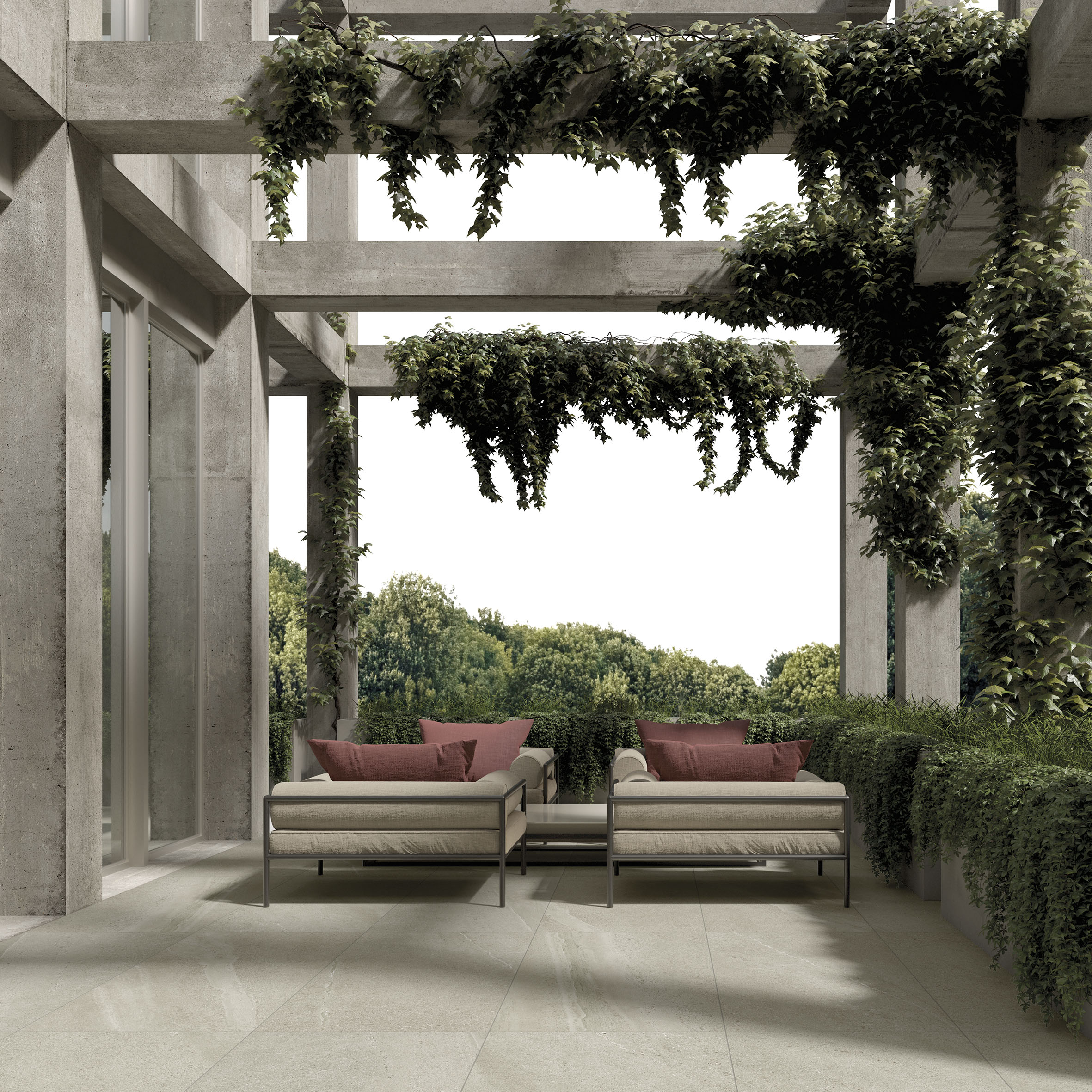 LIMWHI60120 На пол Limestone White Rett 60x120 - фото 8