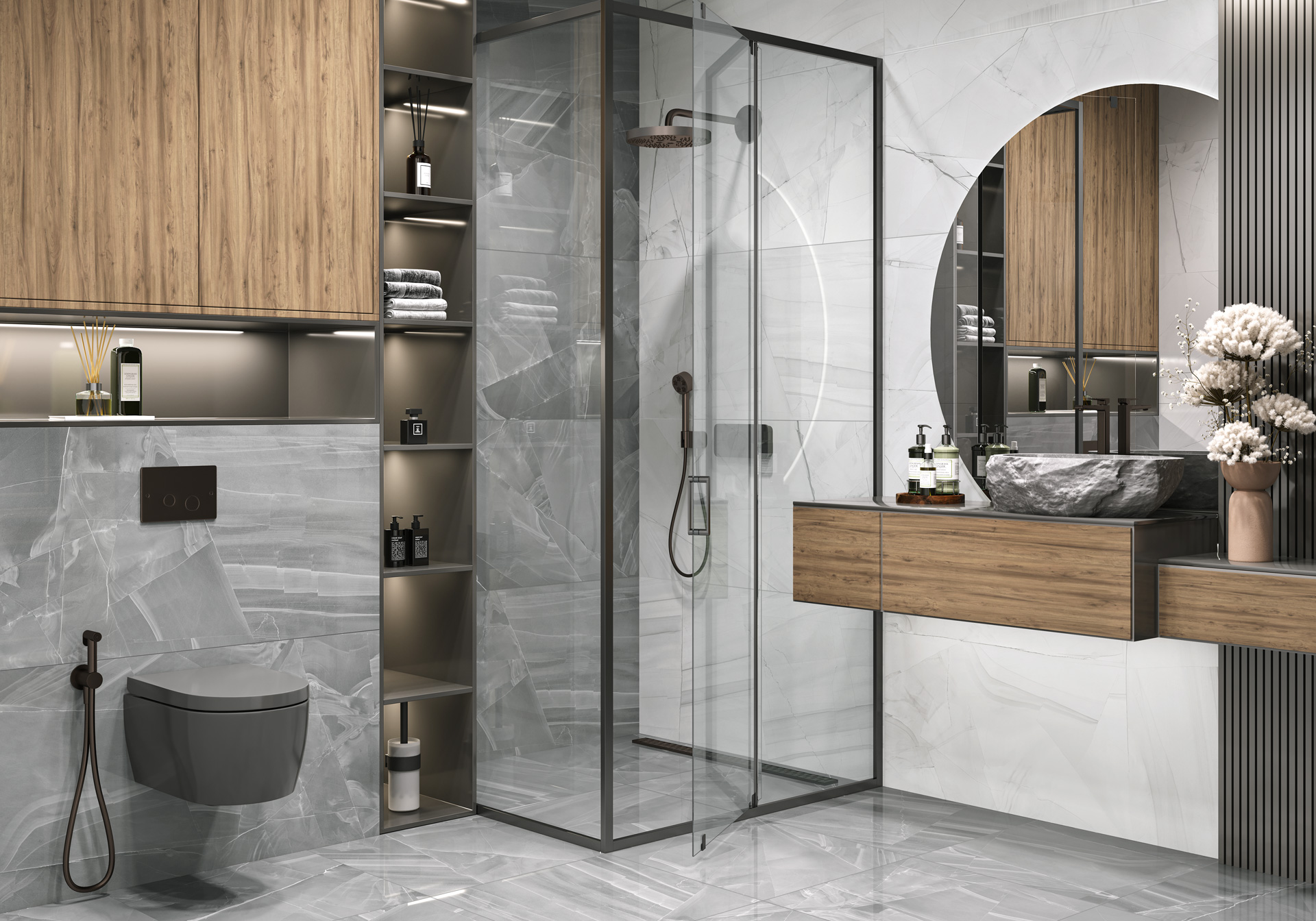 60120IPR17 На пол Impression Steel Sugar 600x1200x9.5 - фото 13