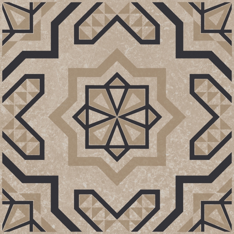 KMD3STA046GN Декор Касабланка Бежевый светлый матовый 20x20x0.8 - фото 5