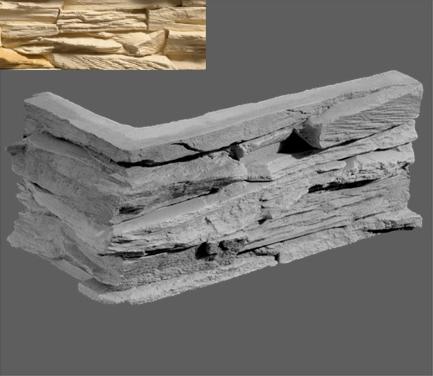 На стену Перуджа Угловой элемент 050 20/10x10x3.5