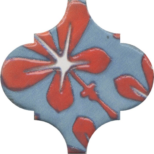 OS/A32/65000 Декор Арабески Майолика A32 Голубой Орнамент