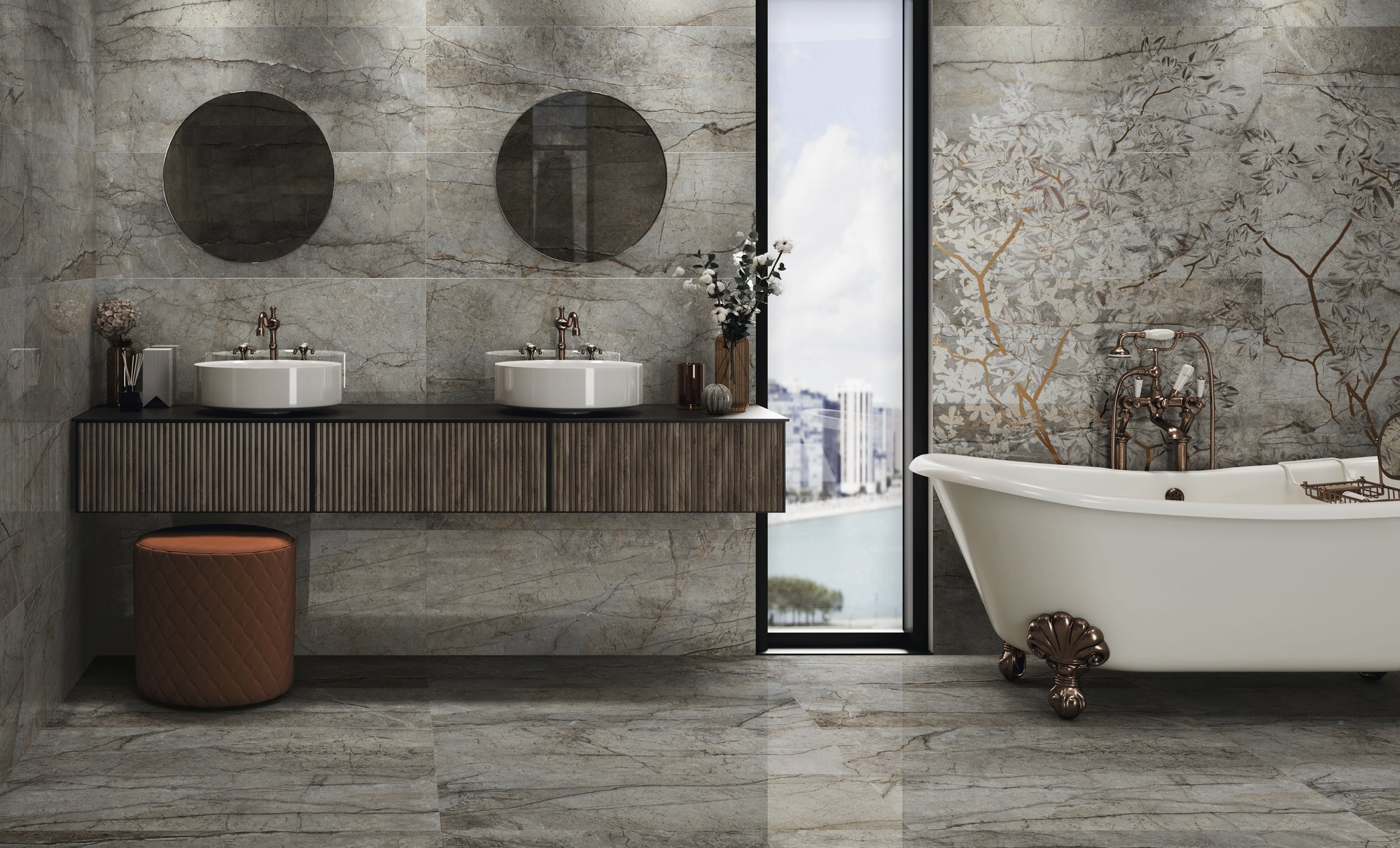 Панно Essence Dec Essence Autumn Smoke A Nplus 89x118.2 - фото 5