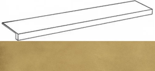 620070002346 Ступень Continuum Brass Gold Scalino Frontale 33x160