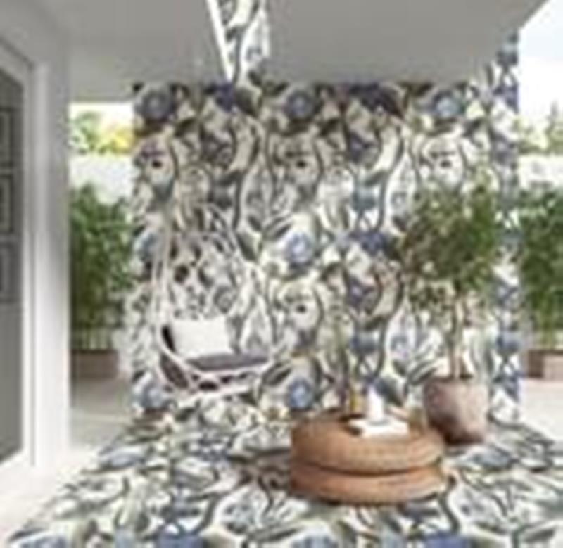 Декор Murales Decor Blu Leaves - фото 6