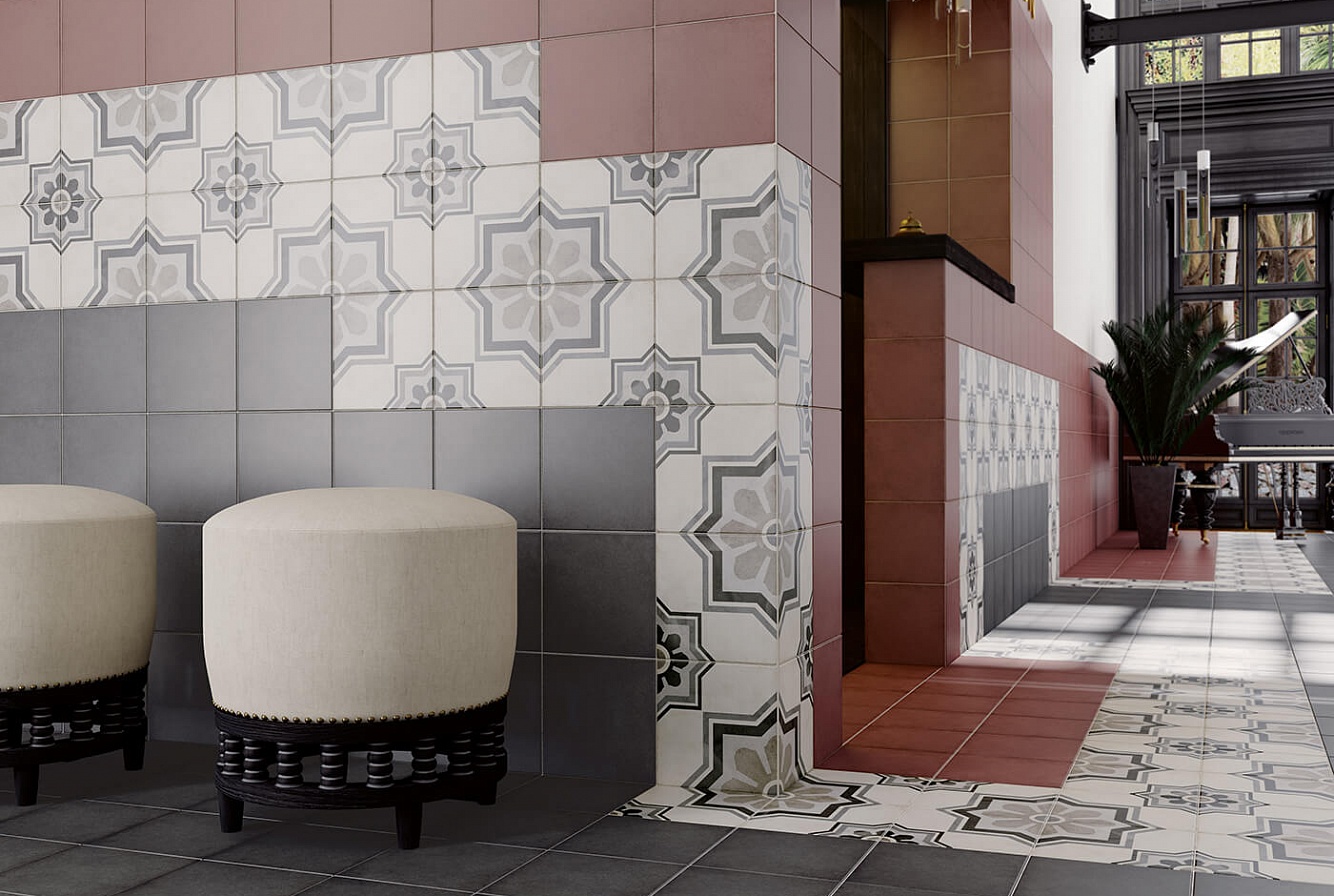 24394 На пол Art Nouveau Burgundy - фото 17