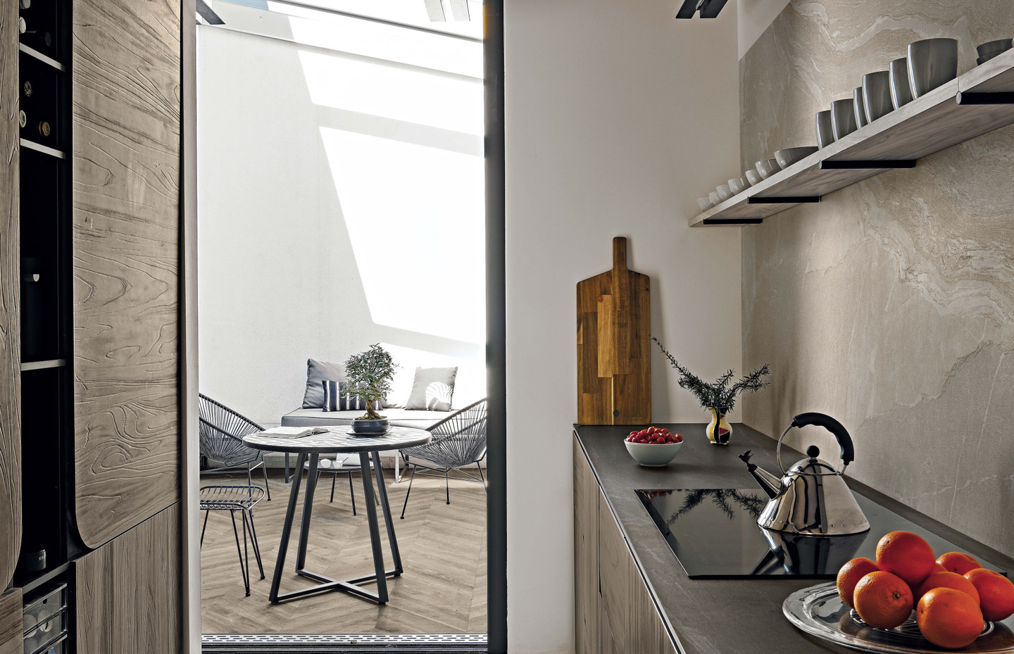 776475 На пол Woodslate Life Dove Matte Ret 60x60 - фото 9