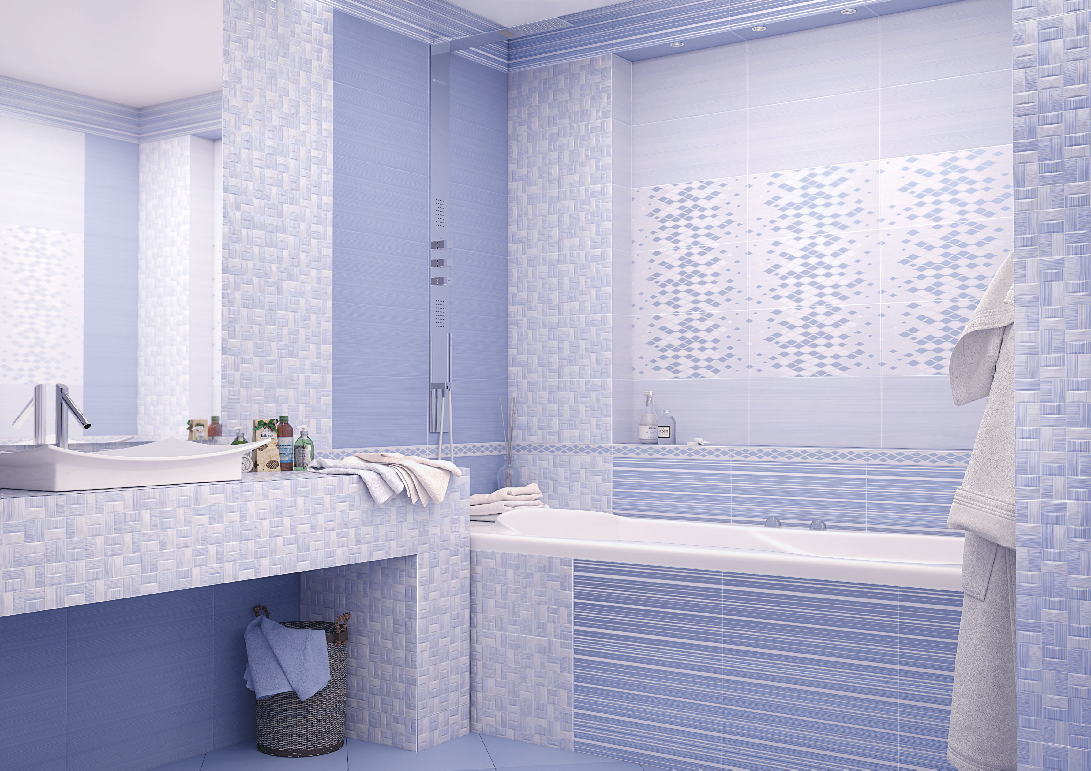 DW9SHN13 Декор Blik Azul  Shine Marengo - фото 2