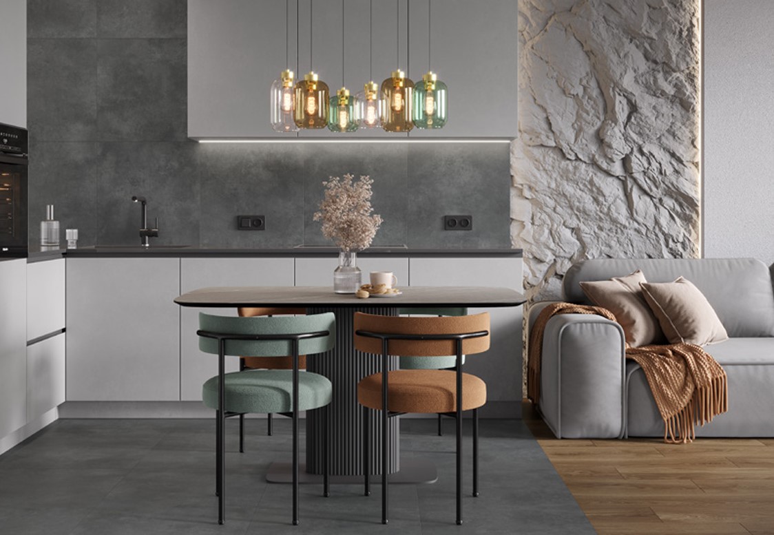 На пол Concrete Courage Graphite Графитовый Матовый 60х60 - фото 10