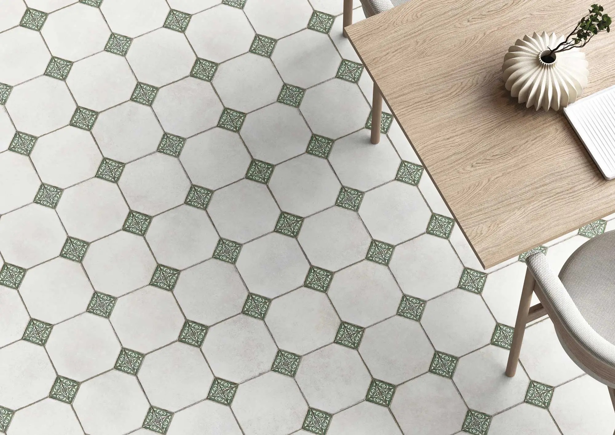 На пол Leeds Black Matt 33x33 - фото 3