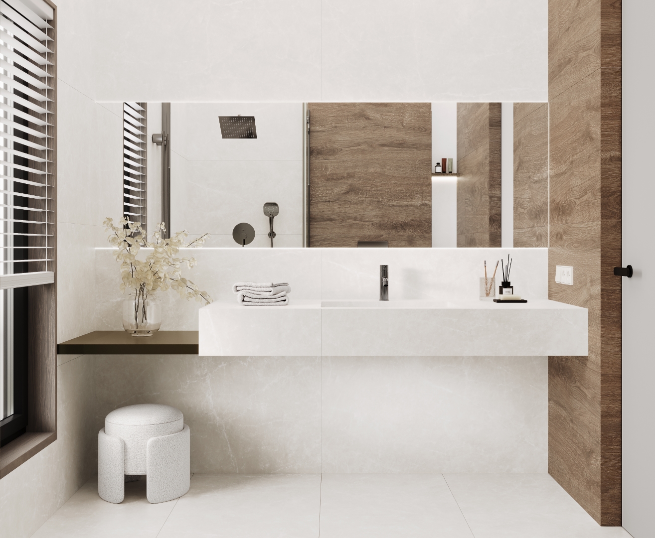 На пол Soft Cloud Bianco Светло-серый матовый 60х60 - фото 2