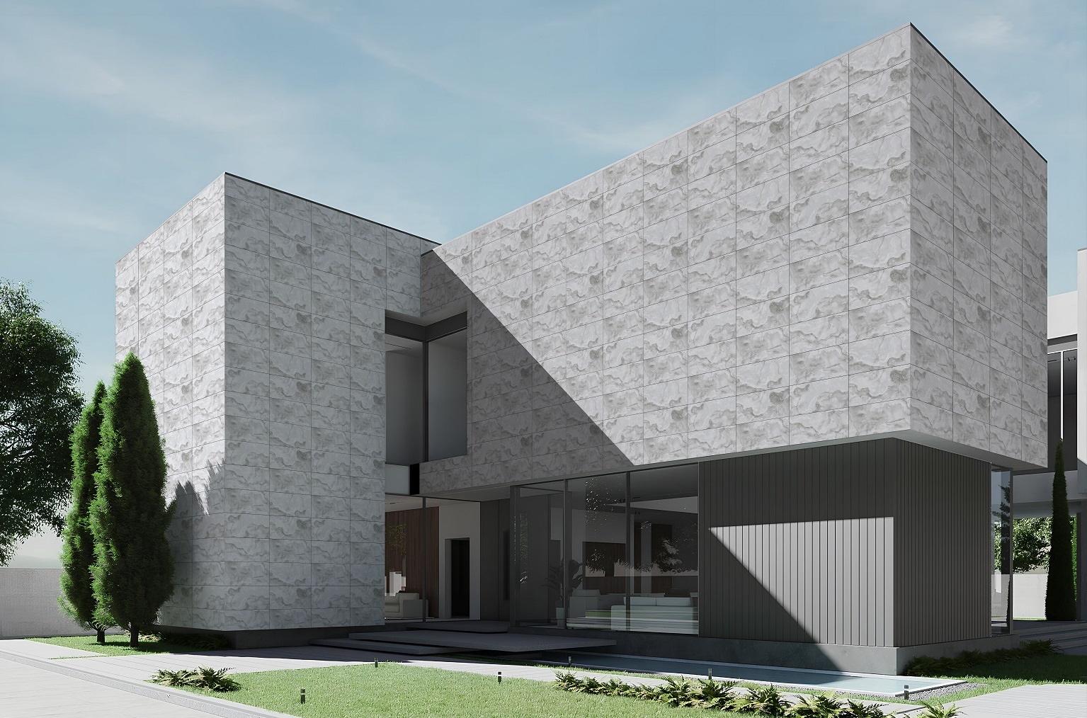 На пол Slim GVT Calcatta White Carving Rectificado 60x120 - фото 11