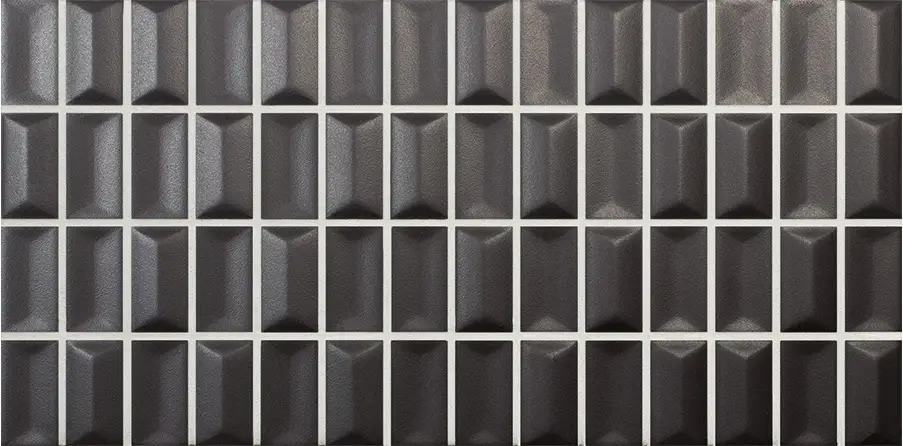 135539 На стену 3D Bars Diamond Onix Matt 12.5x25