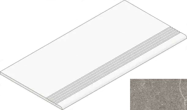 K-2082/MR/st01/300x600x9 Ступень Gradient Серый MR 300x600x9