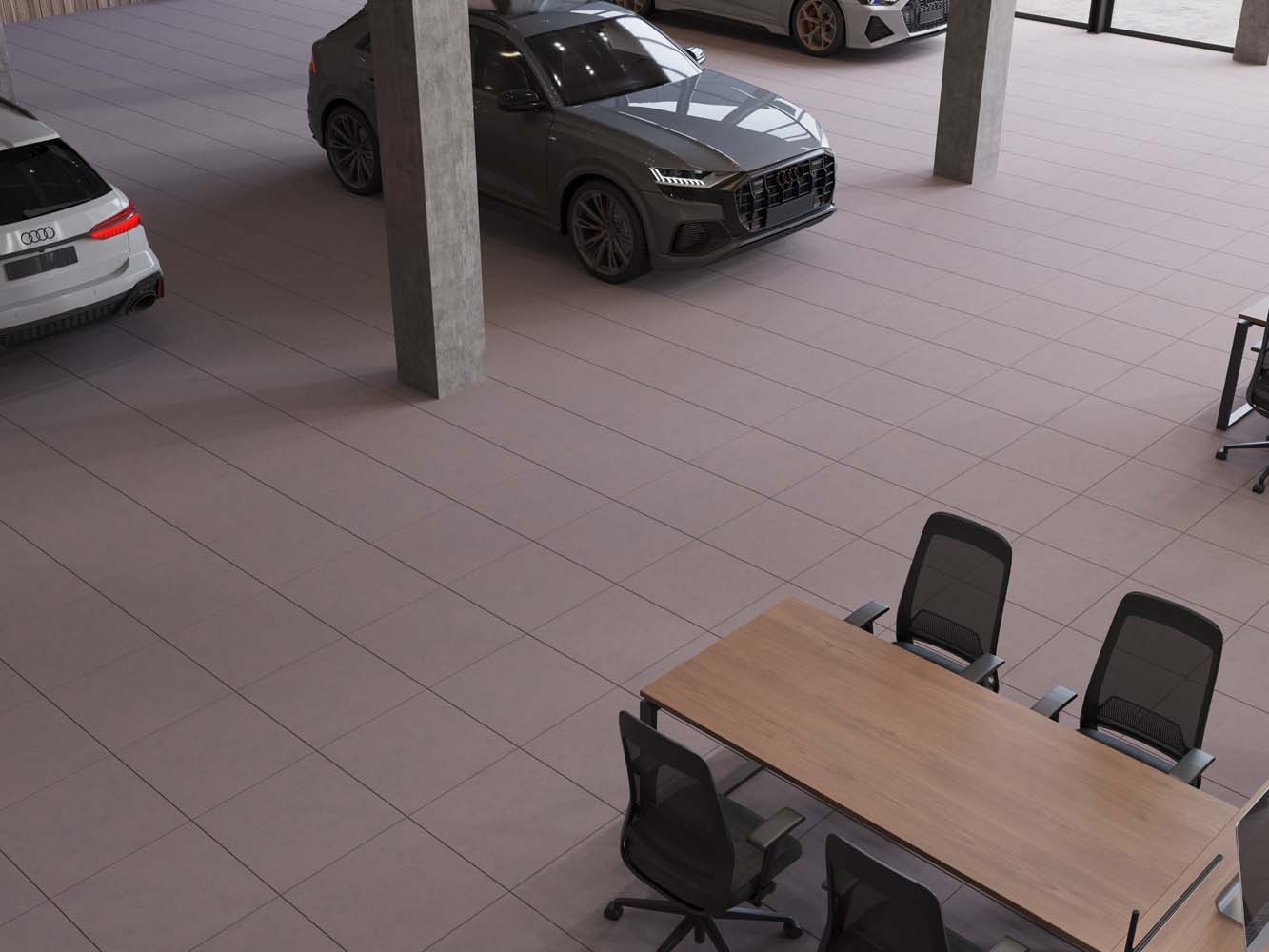 LF00/NS_R9/30x30x8N/GW На пол Loft LF00 White 30 неполированный - фото 9