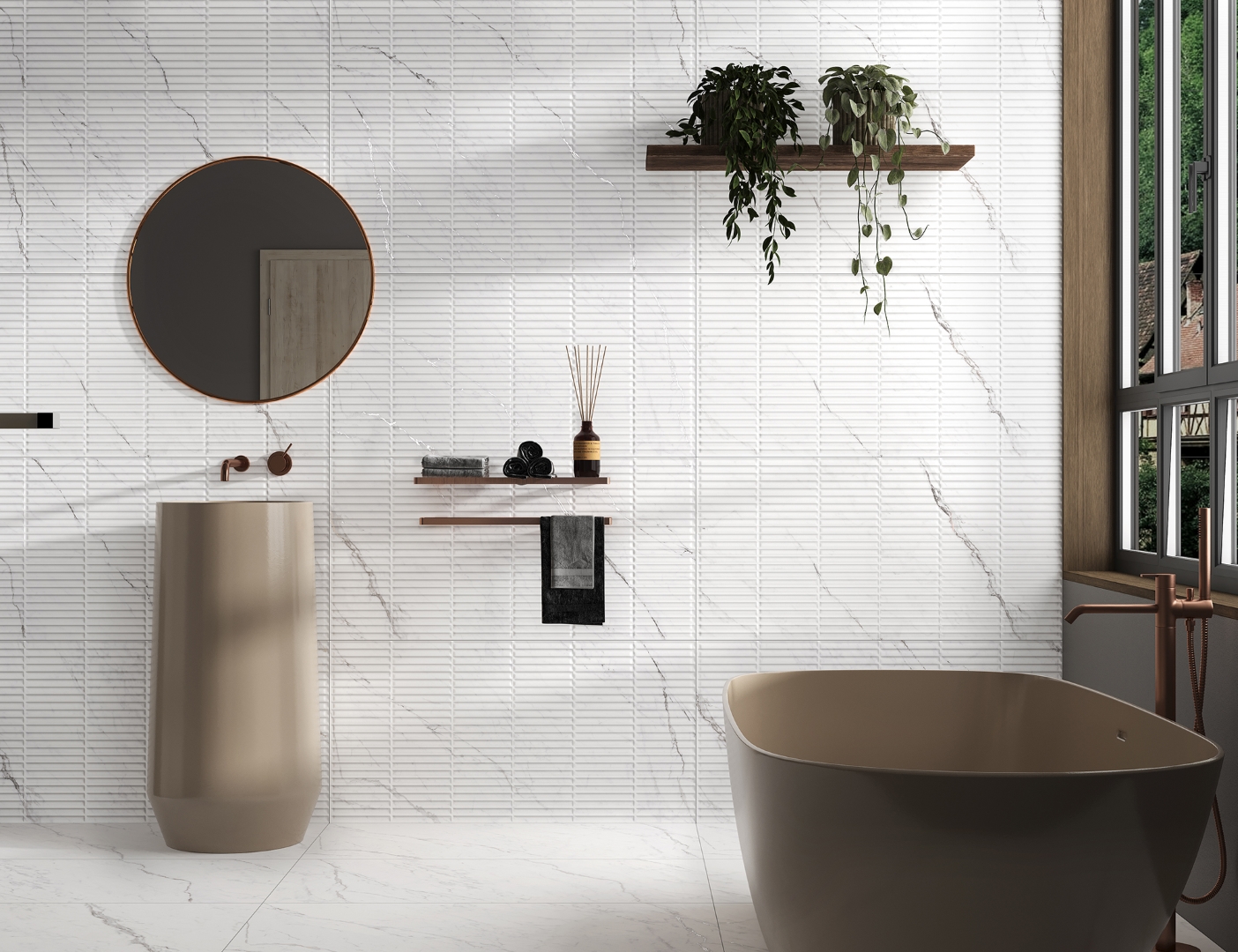 CP4003-A На пол Coralina White Carving Pro 60x120 - фото 6