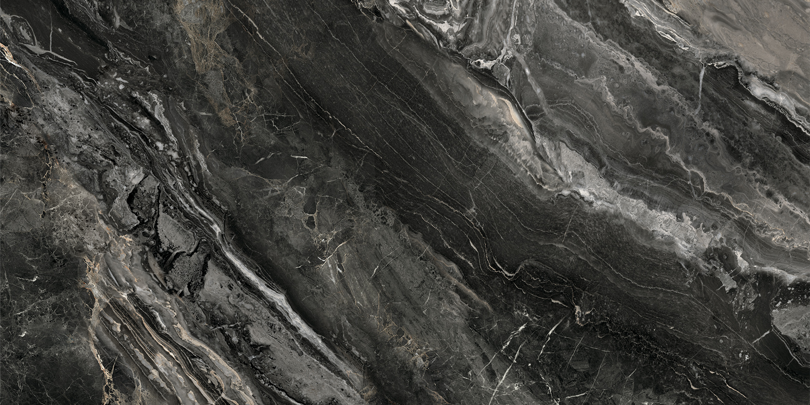 60120KRT99P На пол Karpaty Marble black полированный 600x1200x7 - фото 3