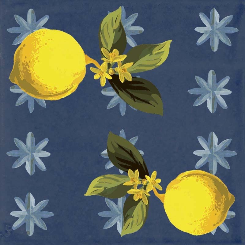 Декор Vita Giardino Blu mix luc - фото 3