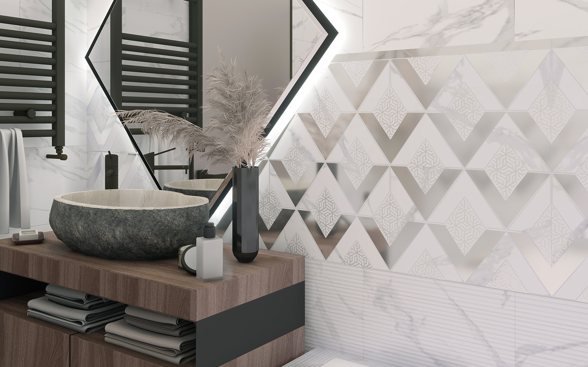 Декор Виченца Темный D1 - фото 9