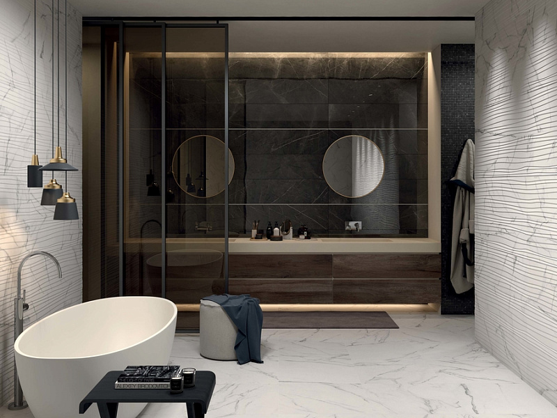 1SR34550 На пол Sensi Calacatta Select Sable Rett 60x120 - фото 4