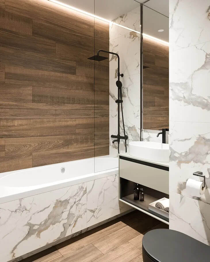 1064  На пол Wood Parma Honey Mate 120x20 - фото 28