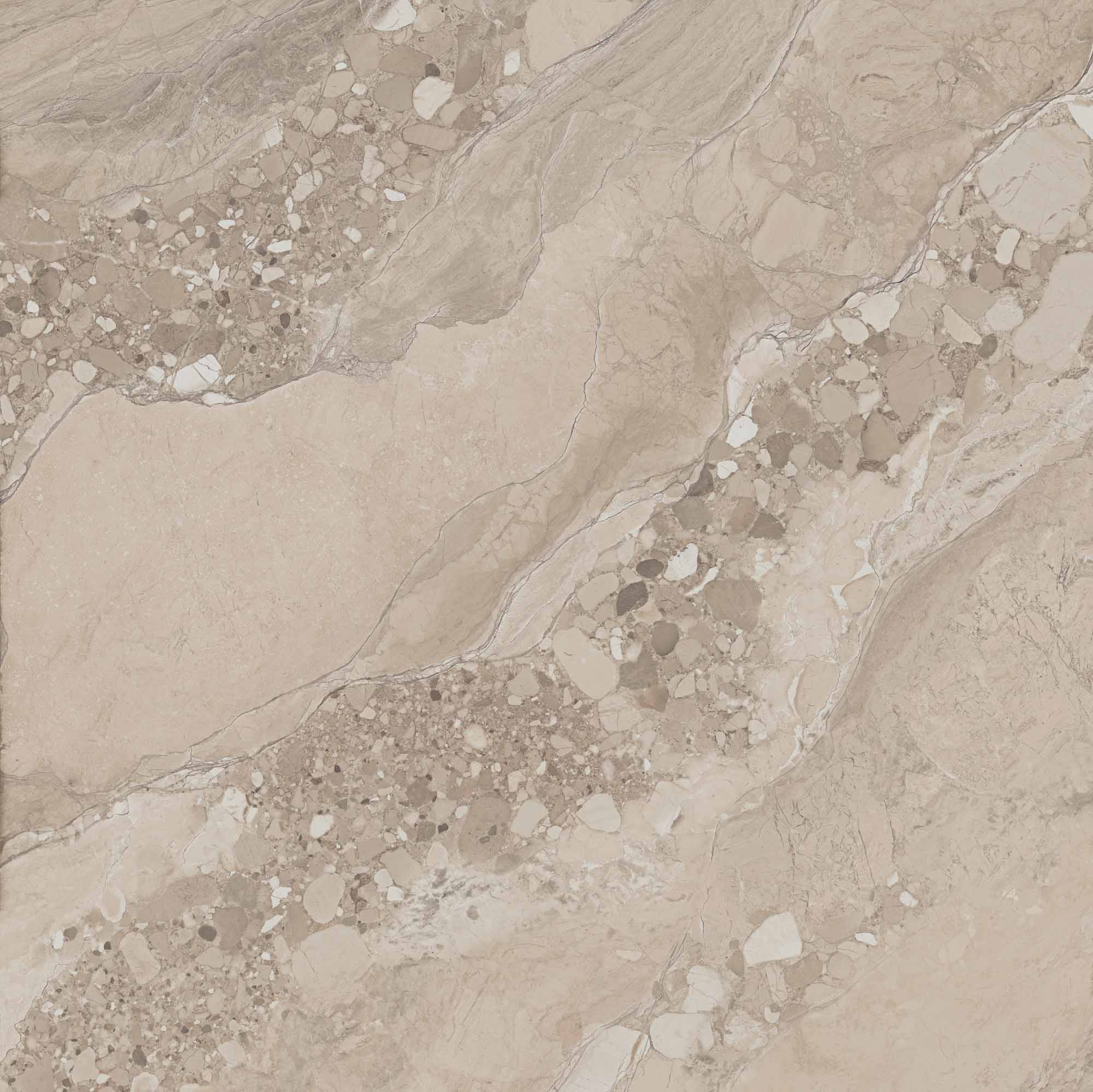 На пол Oceanmist OM02 Beige неполированный 80x80 - фото 5