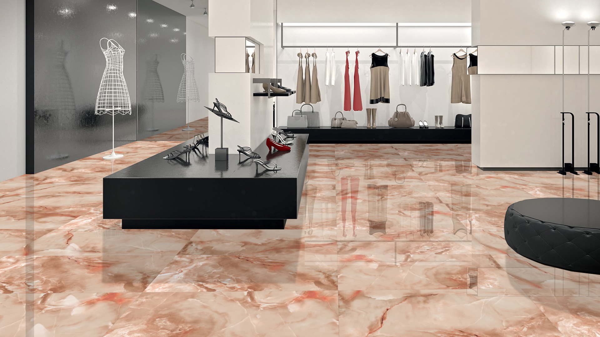 На пол Gemstone Onyx High Glossy - фото 2