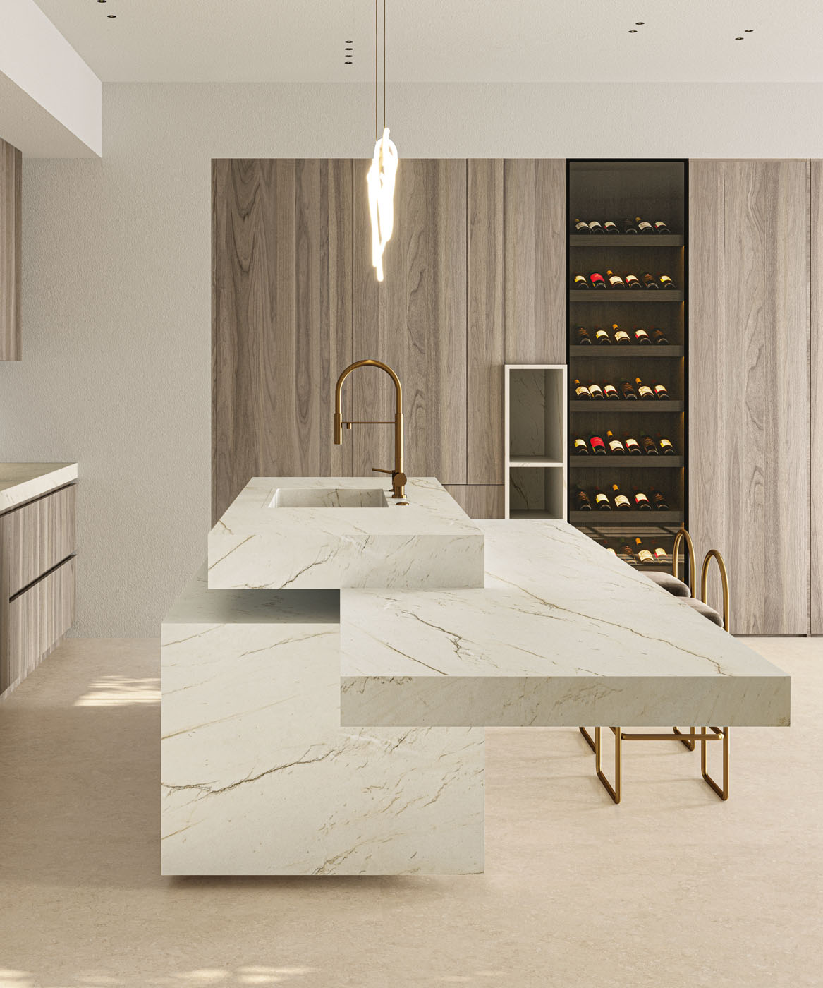 101769 На пол Marble MB22 Calacatta Viola Lev 12mm 162x324 - фото 24