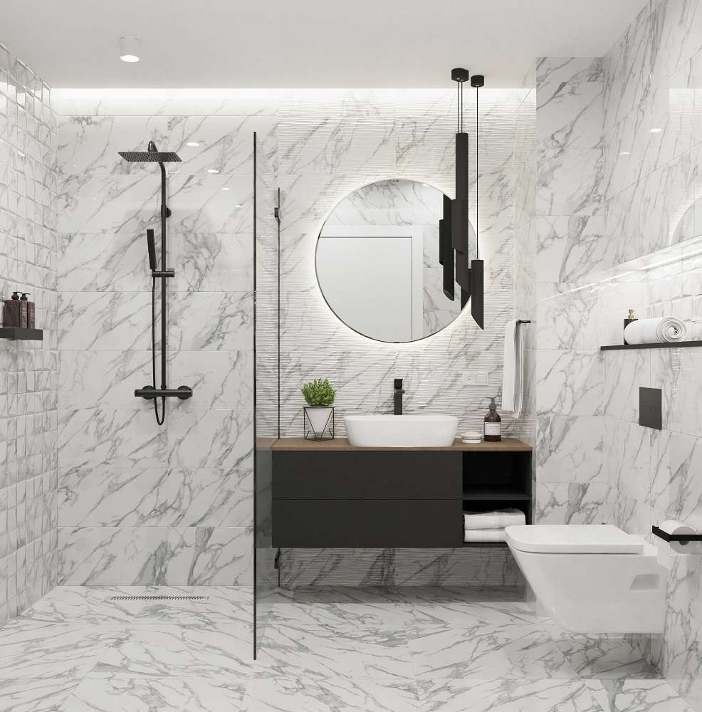 PR136 На пол Omnia White polished 60x60 - фото 2