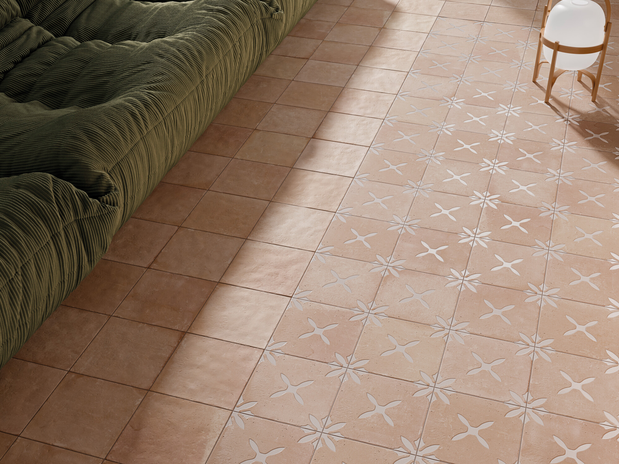 40457 На пол Pangea Chocolate Flower LT 22.3x22.3 - фото 19