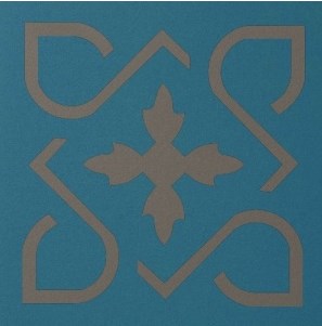 Декоративная вставка Метлахская плитка 070N007D003 ENC07 Vico 03 (GRU. BEF) 7x7