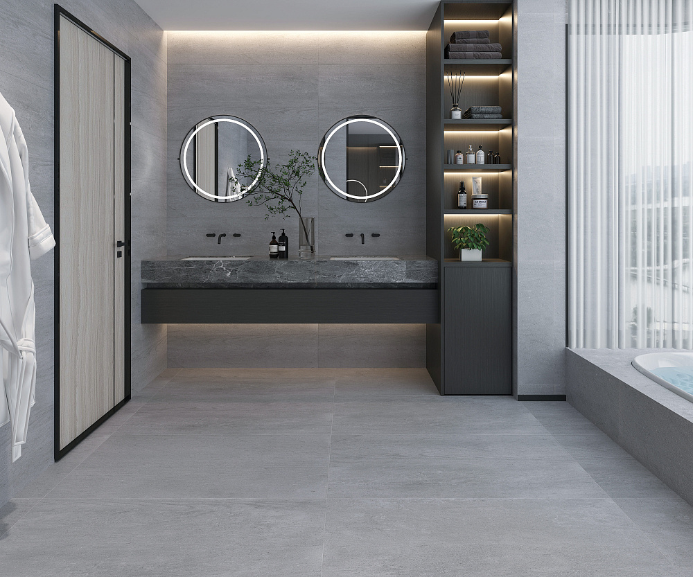 BHW-0012 На пол Metro Stone Grains Mould 600x1200x10 - фото 10