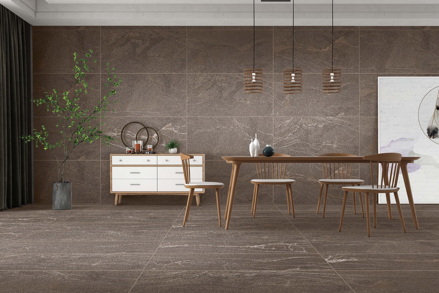 На пол Alexandria Nero Sugar Carving 60x120 - фото 3