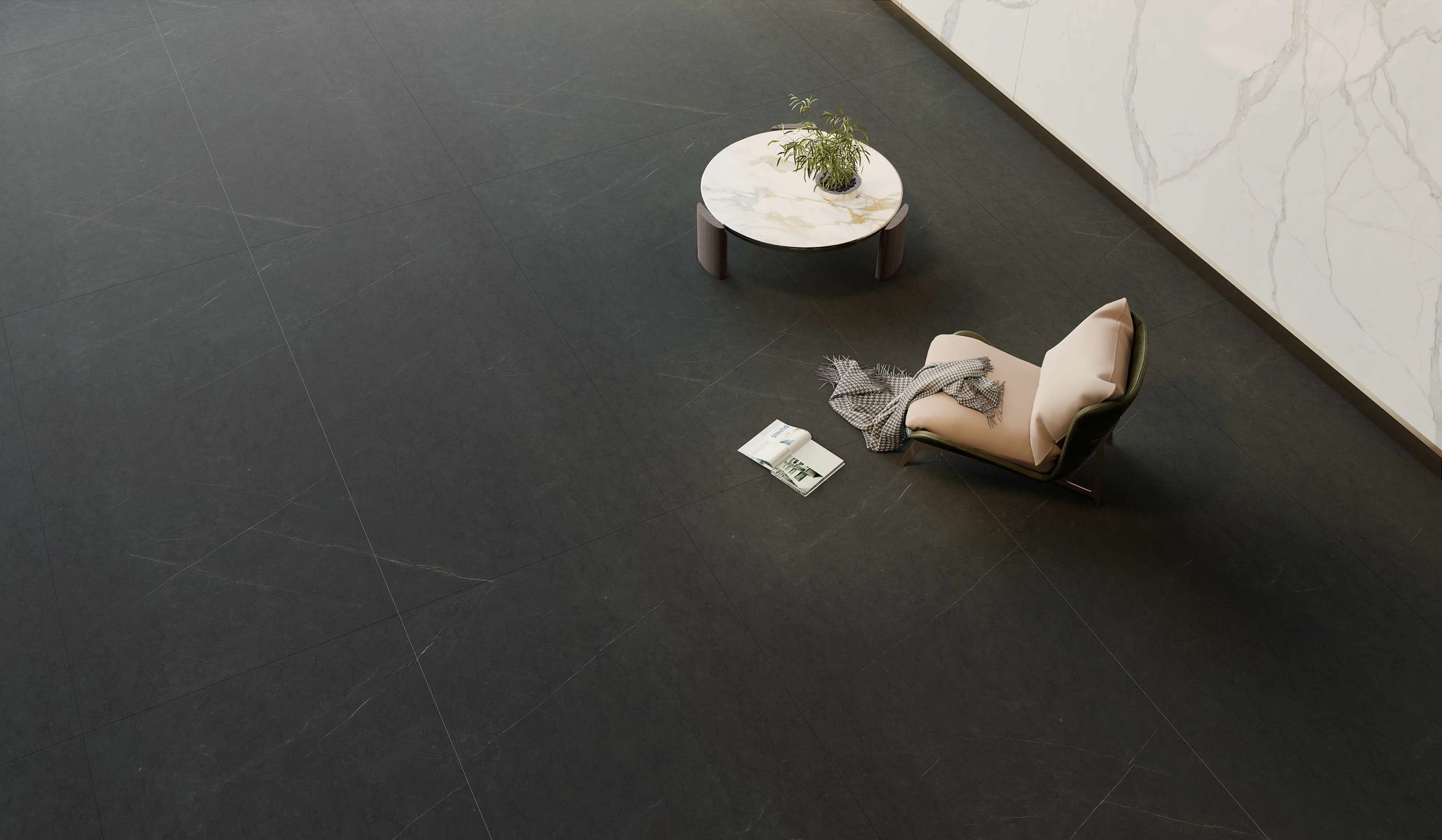 MN287CP261206 На пол Bulgaria Medium Grey Polished 6mm 120x260 - фото 3