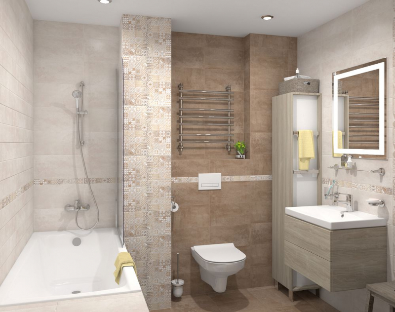 08-01-11-476 На стену Bastion Бежевый Темно-Бежевая - фото 17