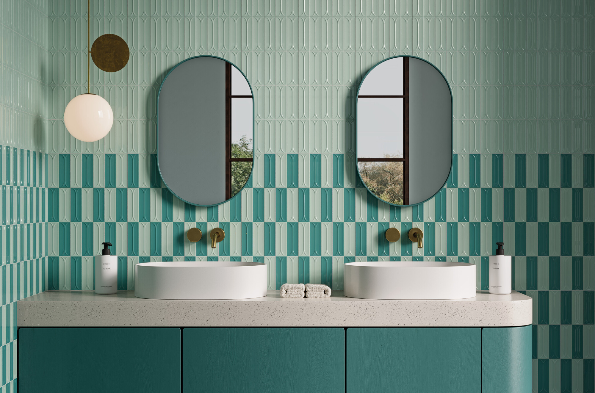 41682 На стену Elipse Taupe 5x15 - фото 4