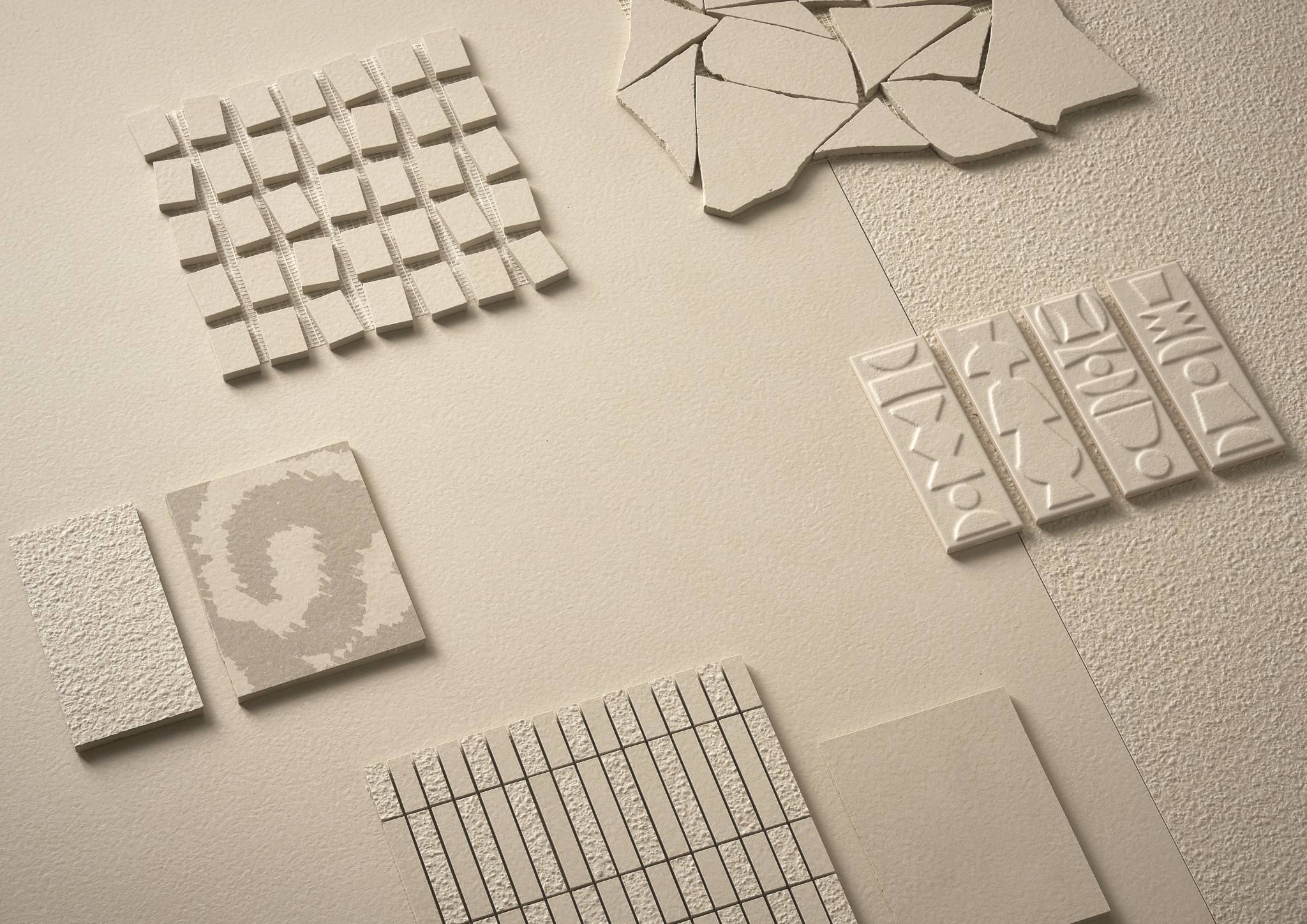 4101232 Декор Nok Palladiana Crock Mosaic Ivory 40x40 - фото 6