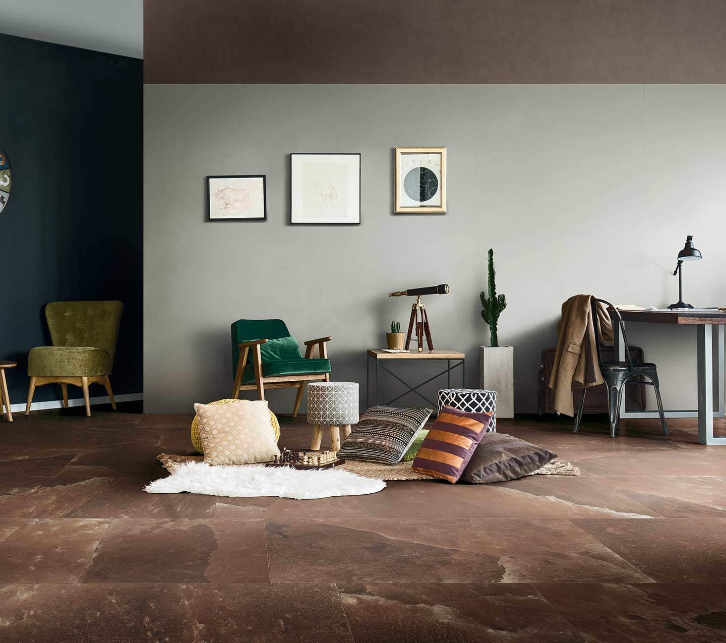 765897 На пол Rock Salt Maui Green Luc Ret 60x60 - фото 9