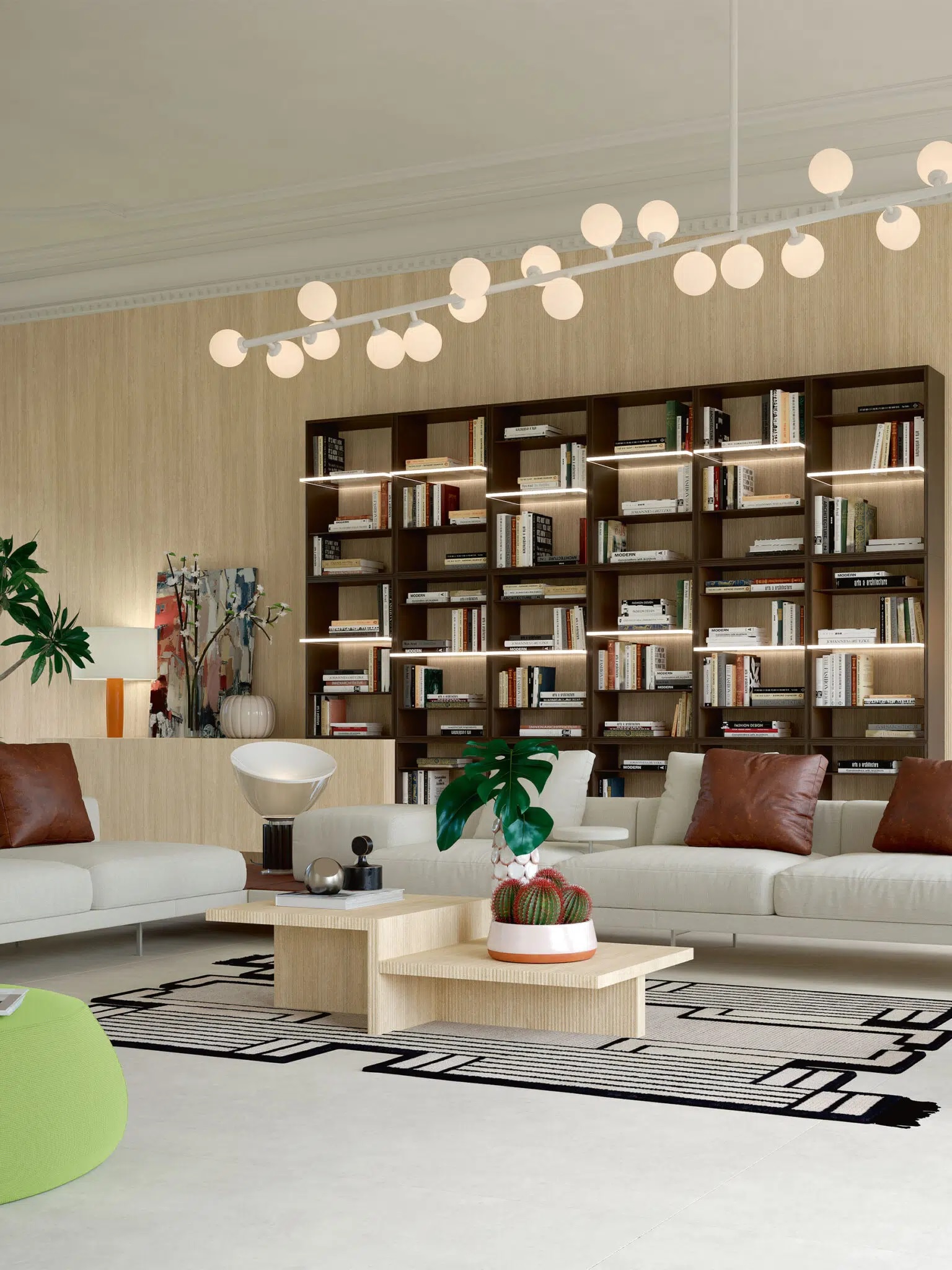 LAMF011817 На стену Hado Travertino Silver Rain 3+ 1200x3000 - фото 2