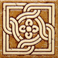 Декоративная вставка Декор (вставки напольные) Ирландия 6х6