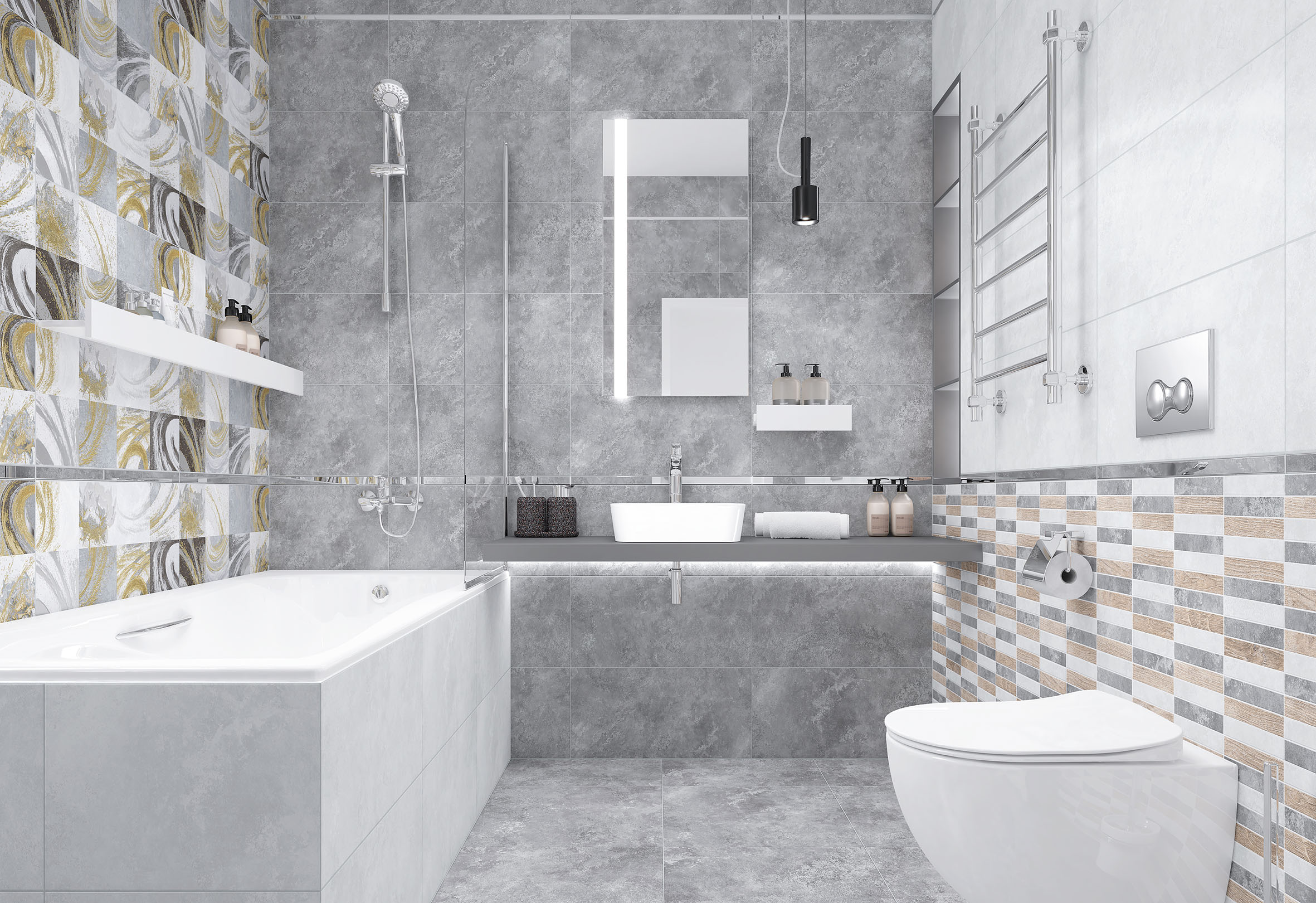 18-05-06-3635-1 Декор Java Серый-1 - фото 2