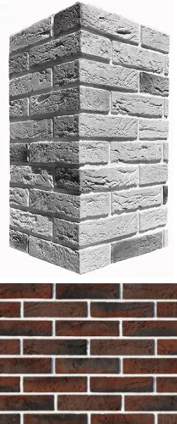 386-45 На стену Дерри Брик Каштановый 18.5х4.8