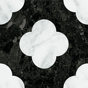 4101200 На пол Dandy Pin Black White 18.6x18.6 - фото 41