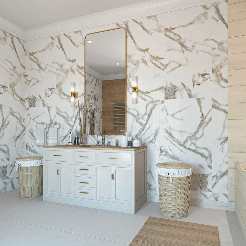 PRO 1131G На пол Oro Bianco Gloss 60x60 - фото 9