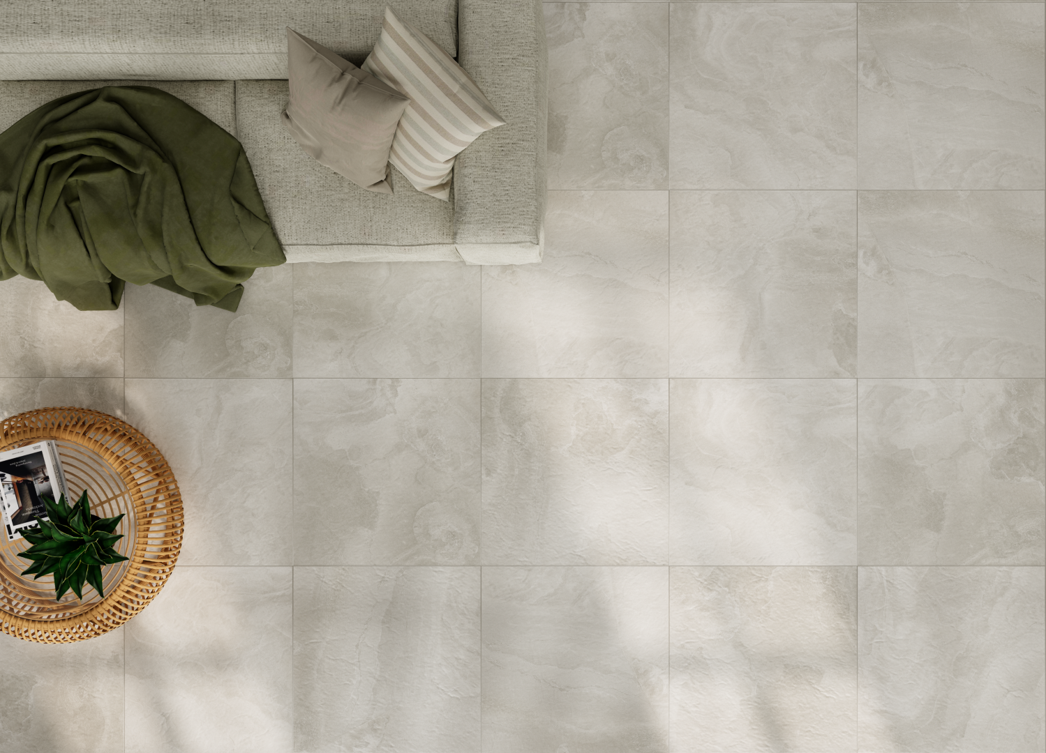 7930138704842 На пол Kota White Structure 60x60 - фото 11