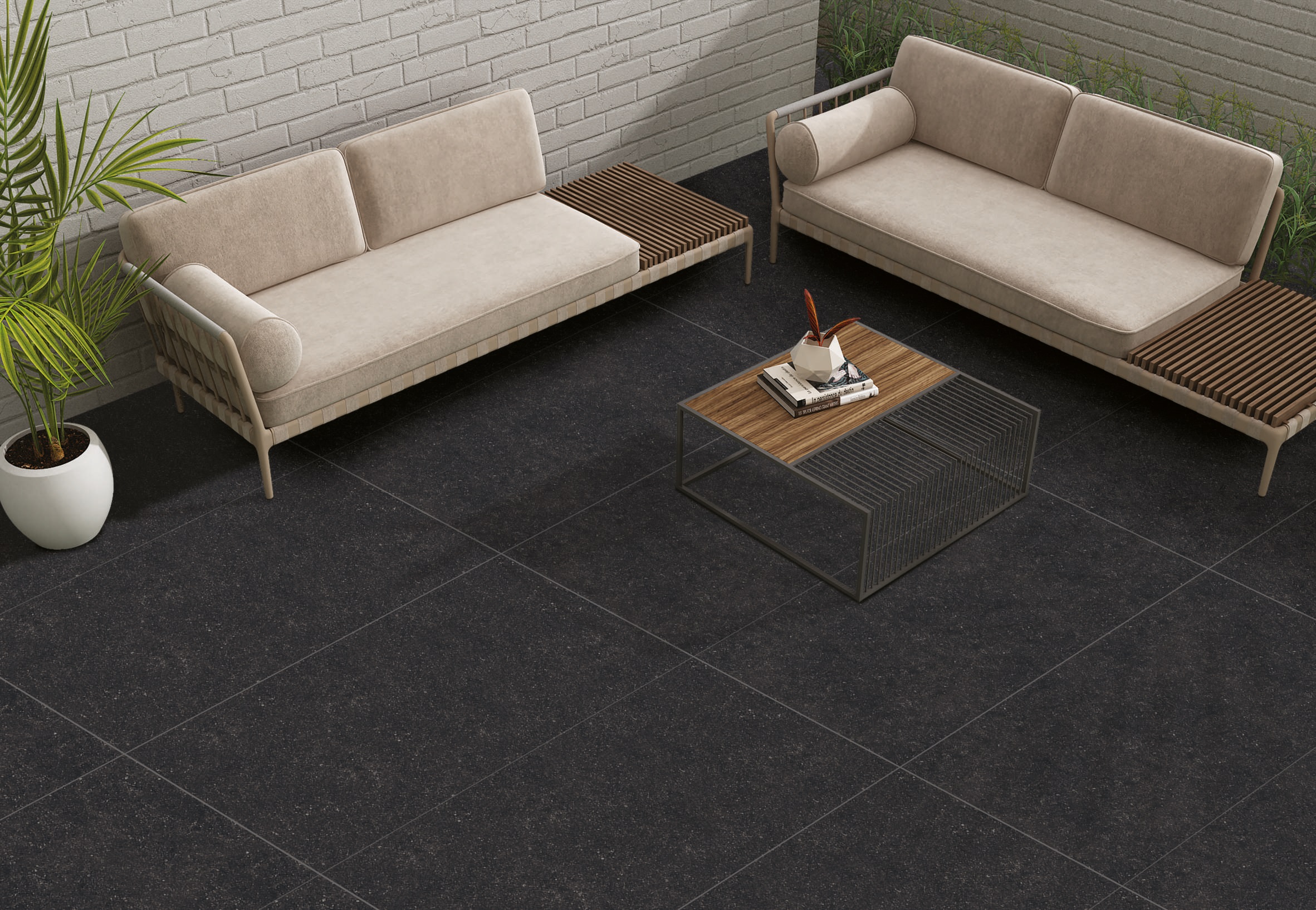 На пол Outdoor Anthracite 60x60 - фото 14
